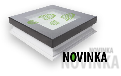 Okno do plochých striech DXW s pochôdznym sklom